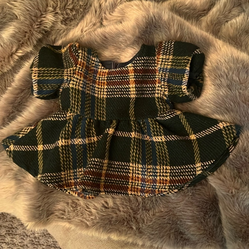 Ivy City Co Baby Holly Plaid Dress
